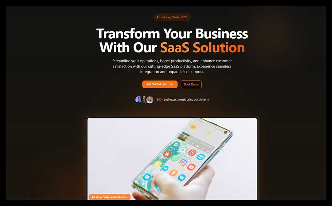 Sassland Business & Corporate Template