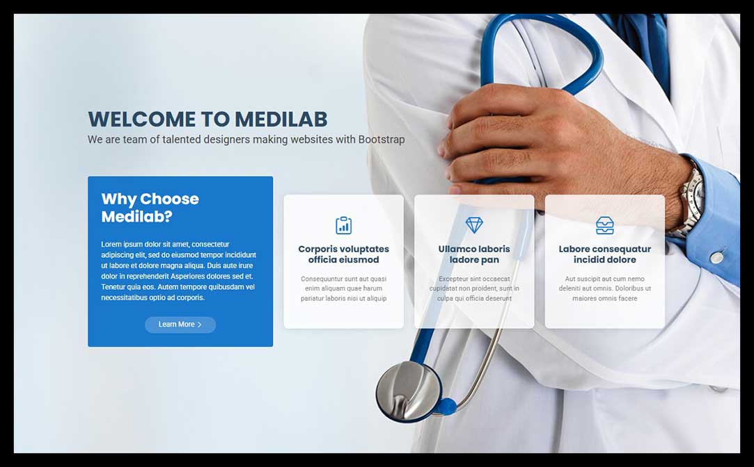 MediLab Medical Website Template